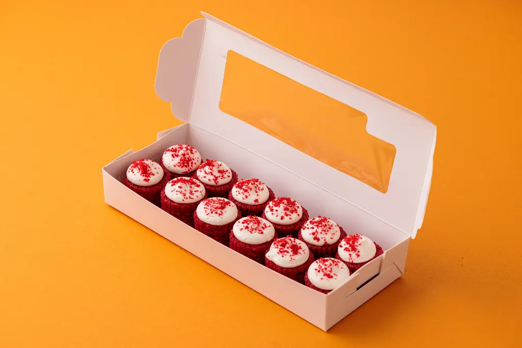 12pcs Bite Size RedVelvet Round