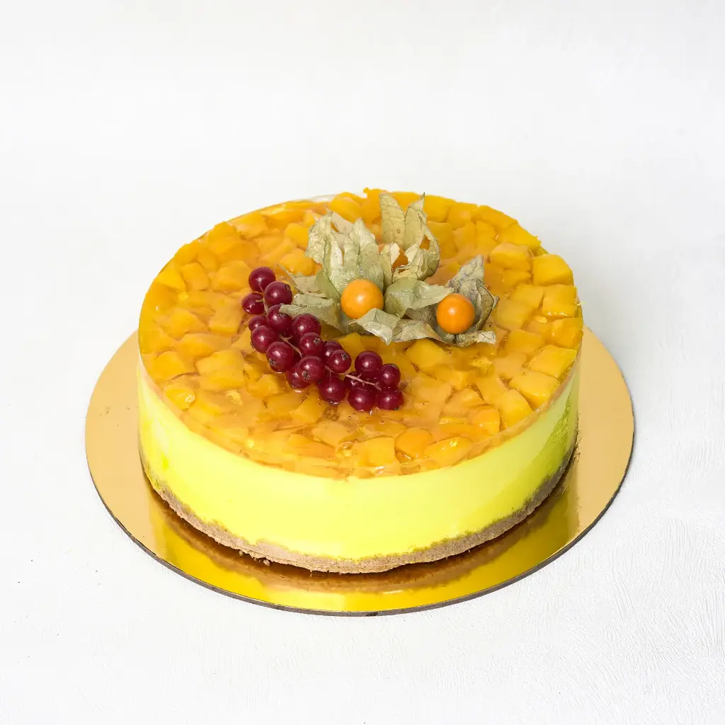COLD MANGO CHEESE CAKE
