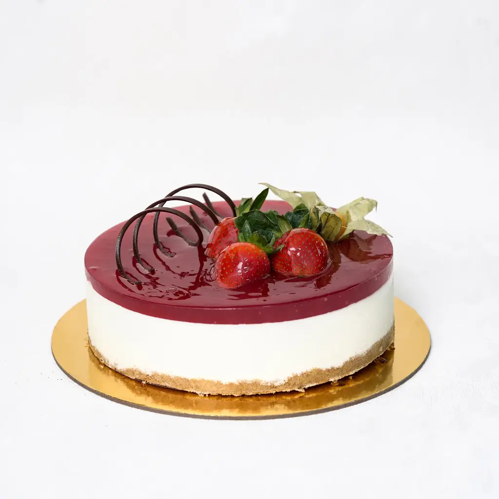 COLD STRAWBERRY CHEESE CAKE