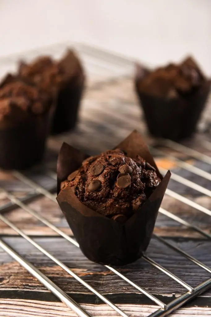DOUBLE CHOCOLATE CHIP MUFFINS 2PCS