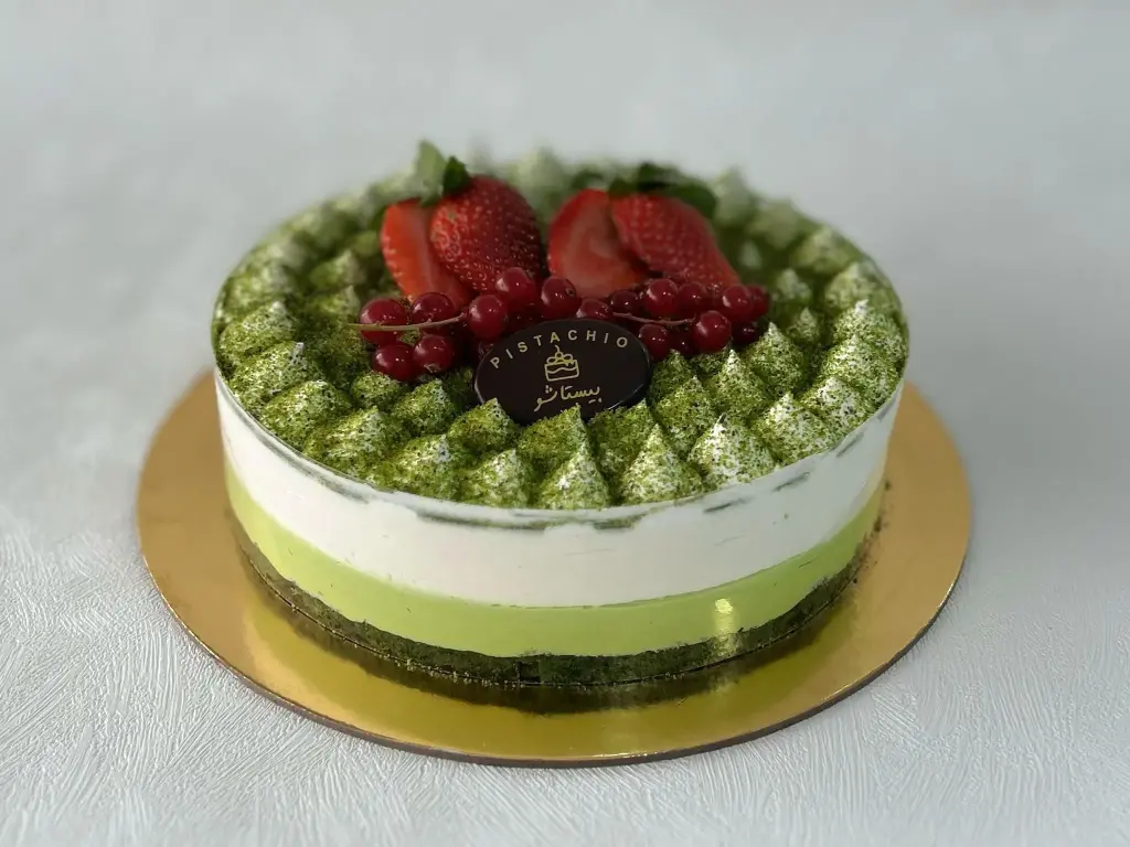 TIRAMISU PISTACHIO CAKE