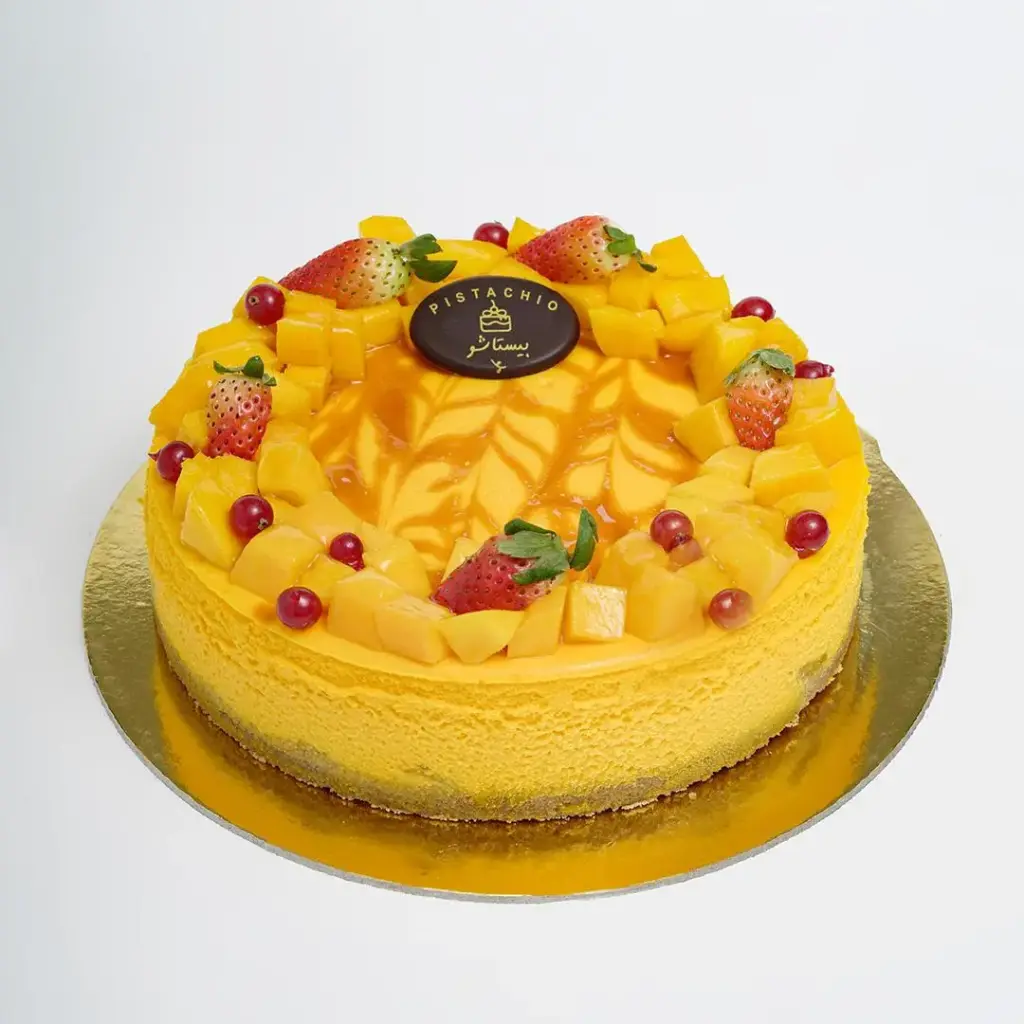 BAKED MANGO CHEESE CAKE
