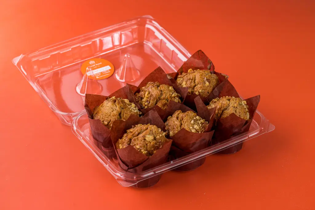 CARROT & WALNUT MUFFIN X6