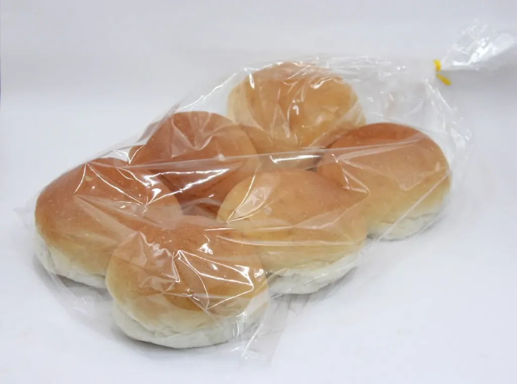 BURGER ROLL PLAIN X6