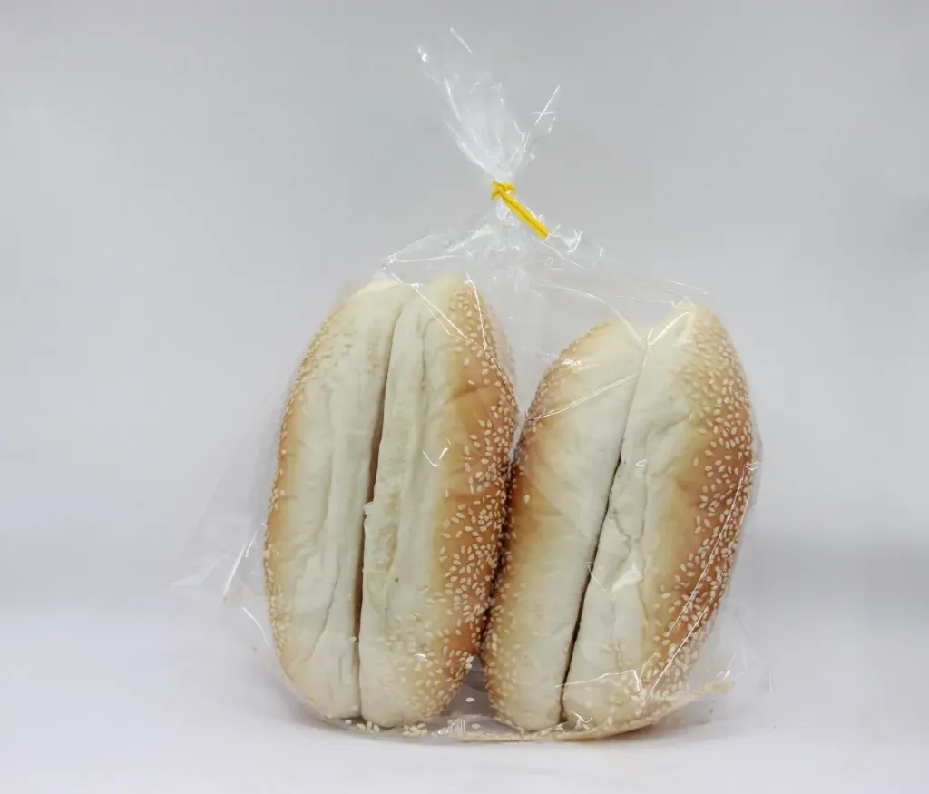 SESAME WHITE HOTDOG ROLL X4