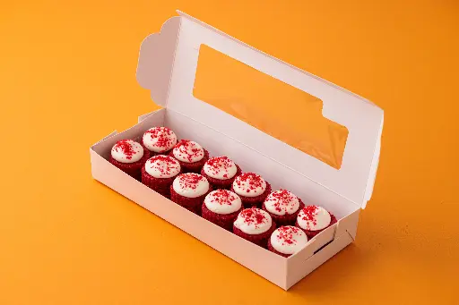 12pcs Bite Size RedVelvet Round