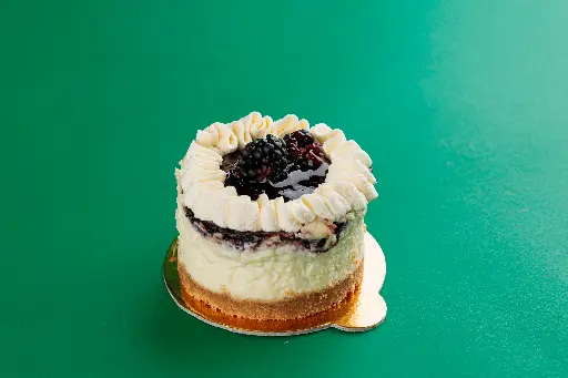 Mini Baked Blueberry Cheesecake