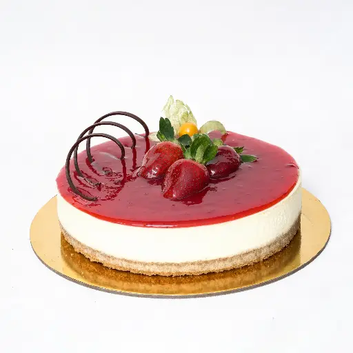 Baked Strawberry Cheesecake