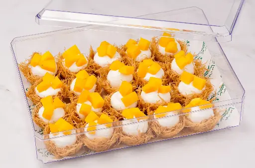 CLEAR BOX MINI KUNAFA MANGO 20PCS
