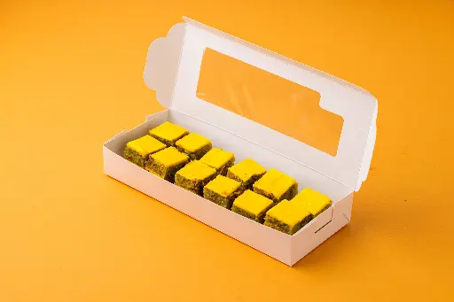 12pcs Bite Size Pistachio Saffron Square