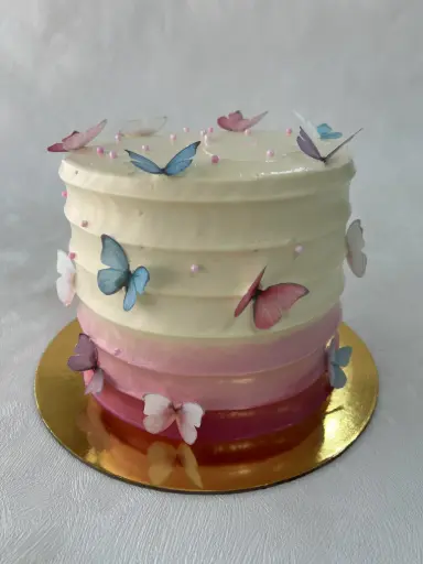 BUTTERFLY PINK CAKE